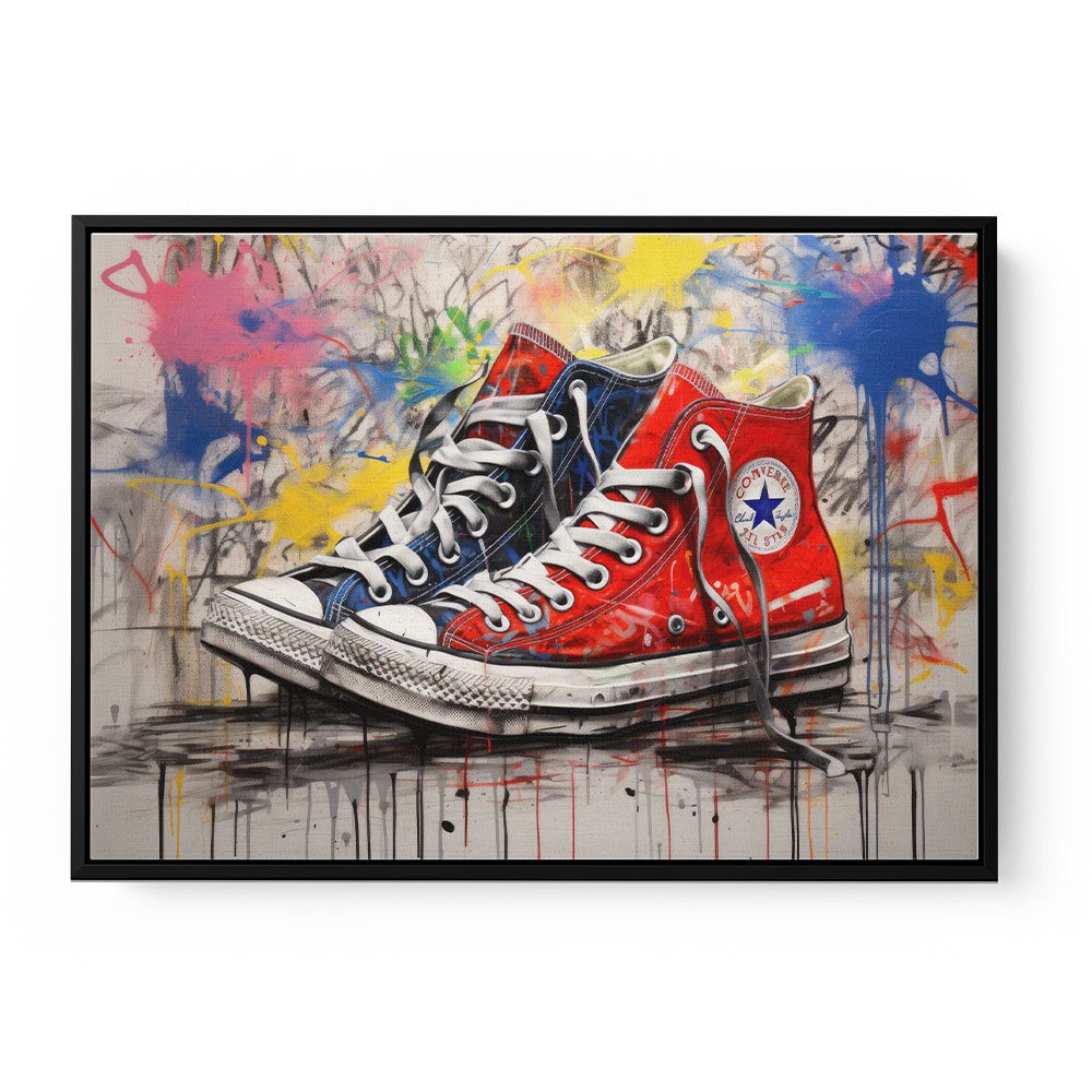 Converse wall sale art